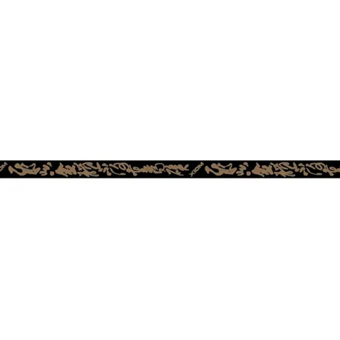 XIOM Kantenband Mandarin 12mm/50m schwarz/gold