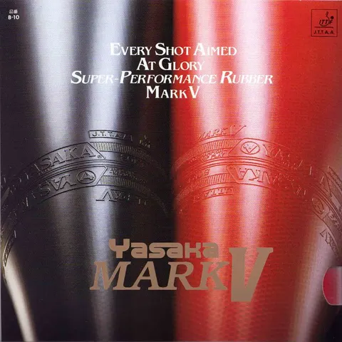 Yasaka Belag Mark V rot 1,0 mm